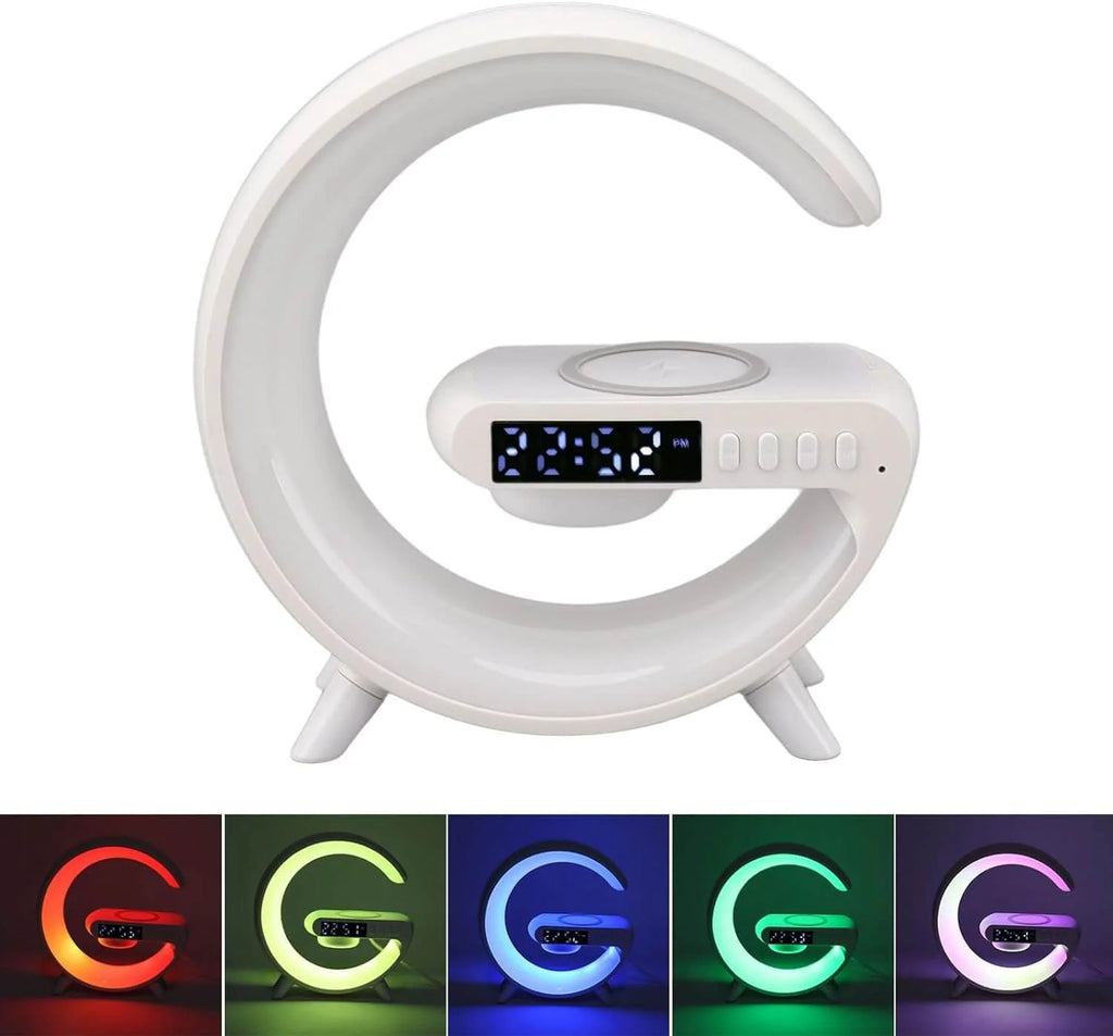 🔊 G63 Bluetooth Speaker with Wireless Charger | Atmosphere Wake-Up Light
