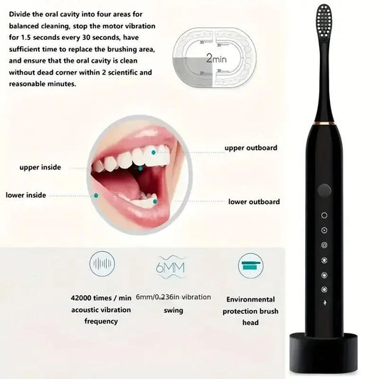 🪥 X3 Sonic Electric Toothbrush | Rechargeable Smart Toothbrush