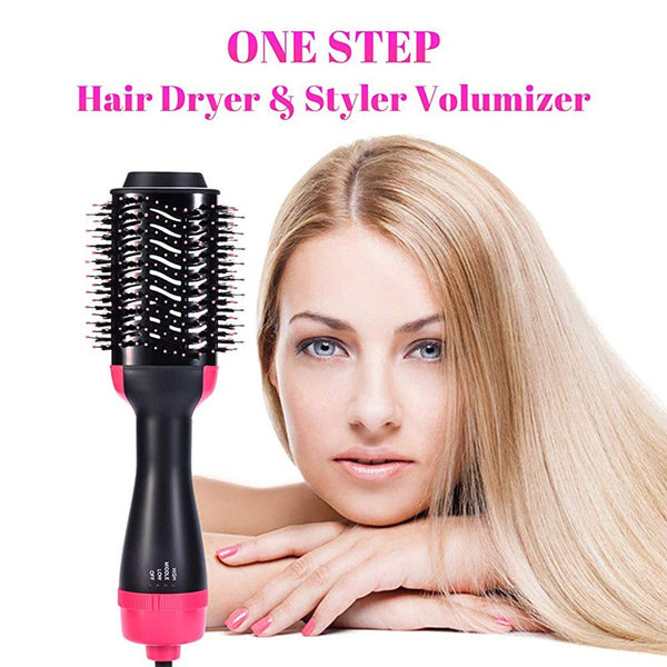 💇 One-Step Hot Air Brush | Hair Dryer, Straightener &amp; Curler 3-in-1