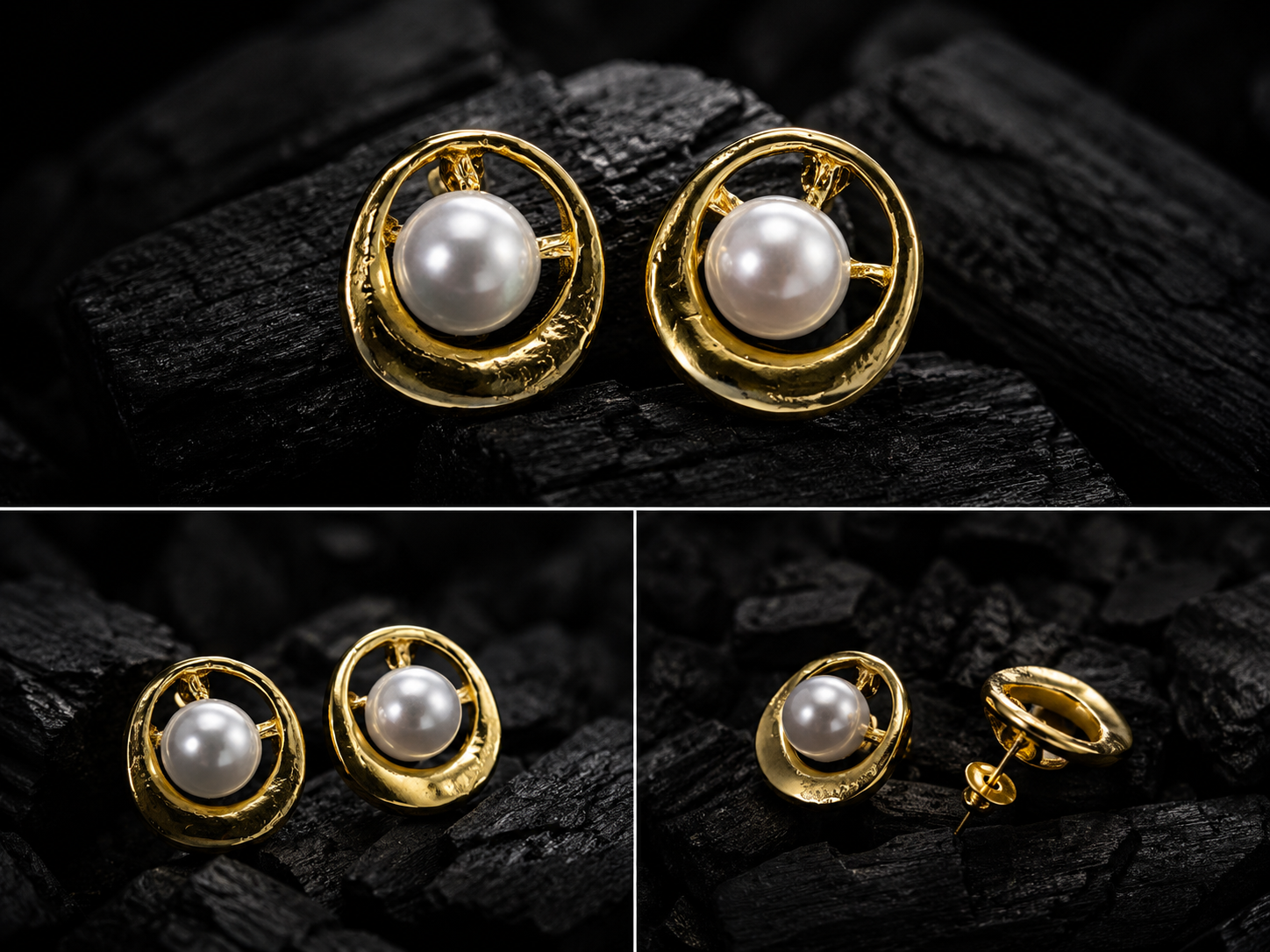 ✨ Golden Earrings | Elegant Fashion Jewelry