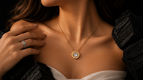 ✨ Gold Pendant | Elegant Fashion Jewelry