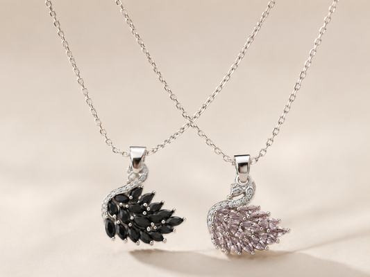 ✨ Swarovski Silver Pendant | Elegant Fashion Jewelry