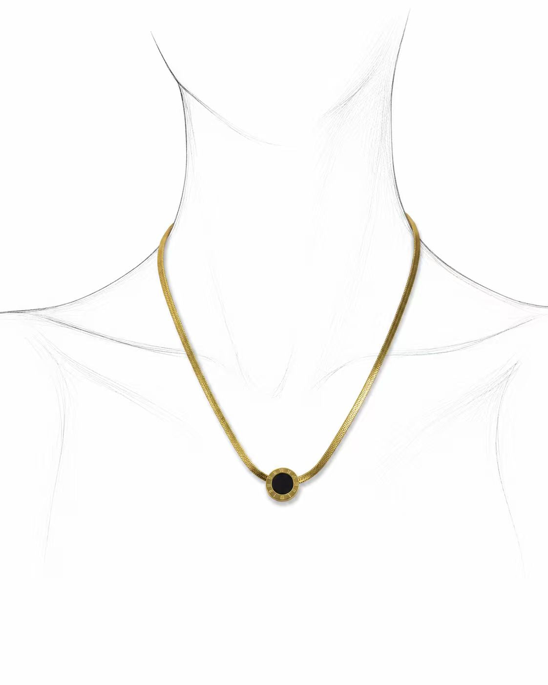✨ Delicate Gold Pendant | Elegant Fashion Jewelry