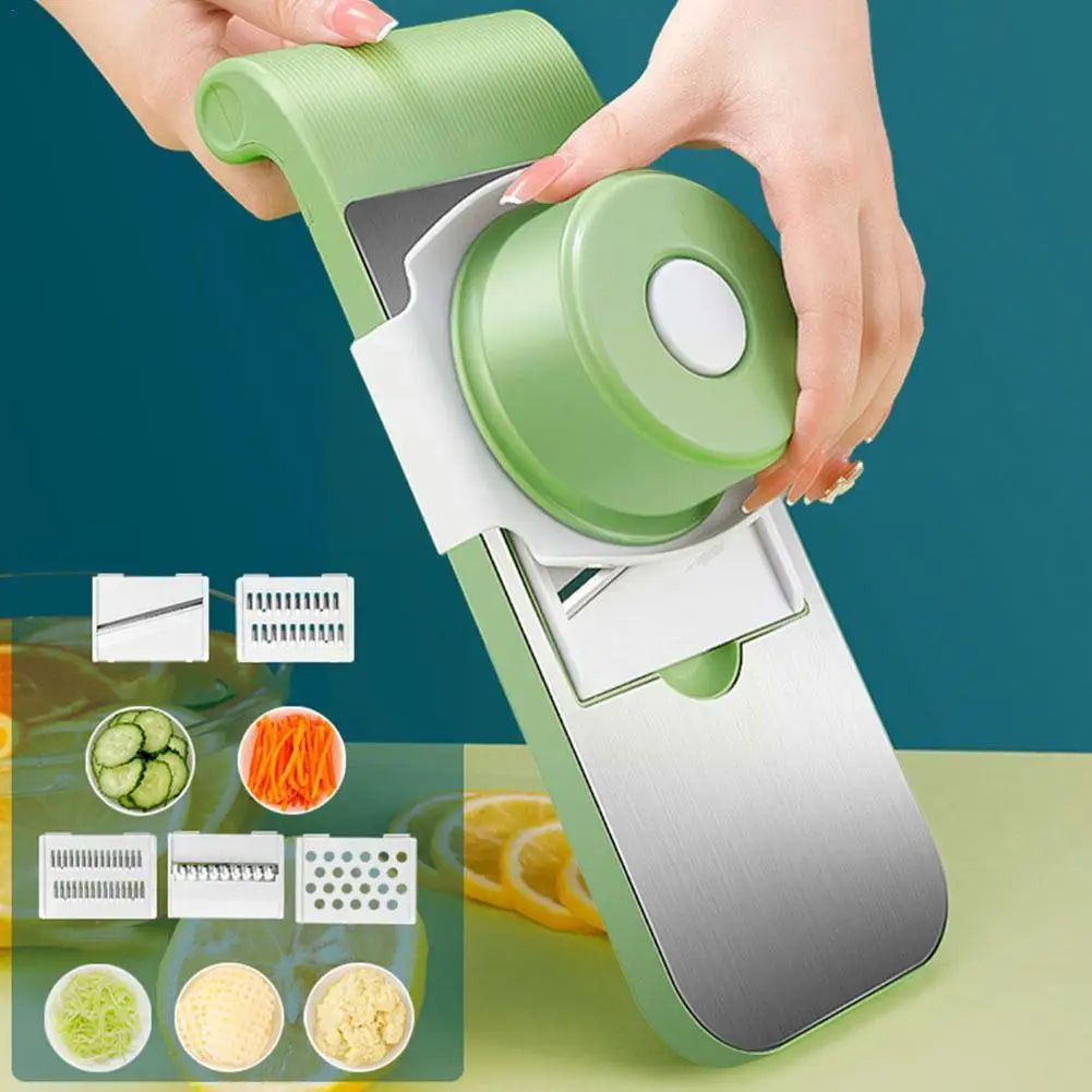 🥕 5-in-1 Multifunctional Vegetable Cutter | Kitchen Chopper