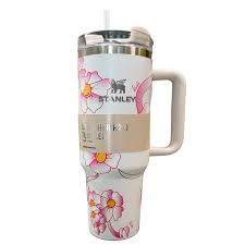 💗 White Barbie Stanley Tumbler | H2.0 Quencher 1.18L Limited Edition
