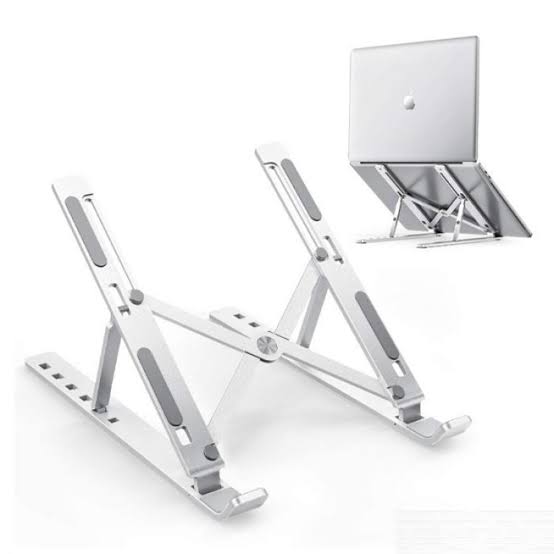 💻 Premium Aluminum Foldable Laptop Stand | Adjustable Notebook Holder