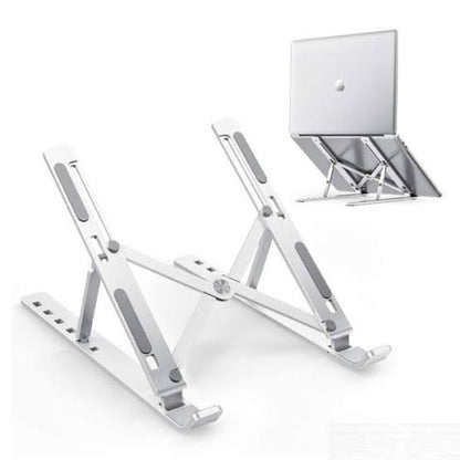 💻 Premium Aluminum Foldable Laptop Stand | Adjustable Notebook Holder