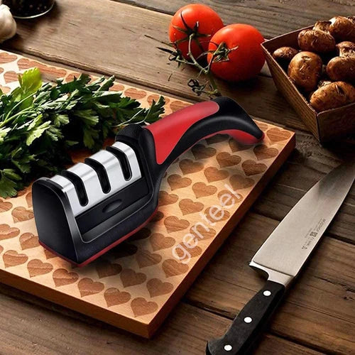 🔪 3-in-1 Knife Sharpener Set | With Ceramic Peeler
