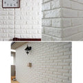 🧱 3D White Brick Wall Stickers | Peel &amp; Stick Wall Decor