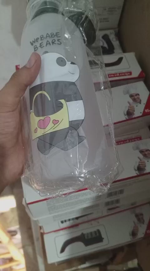 We Bare Bears Panda Water Bottle 1000ml